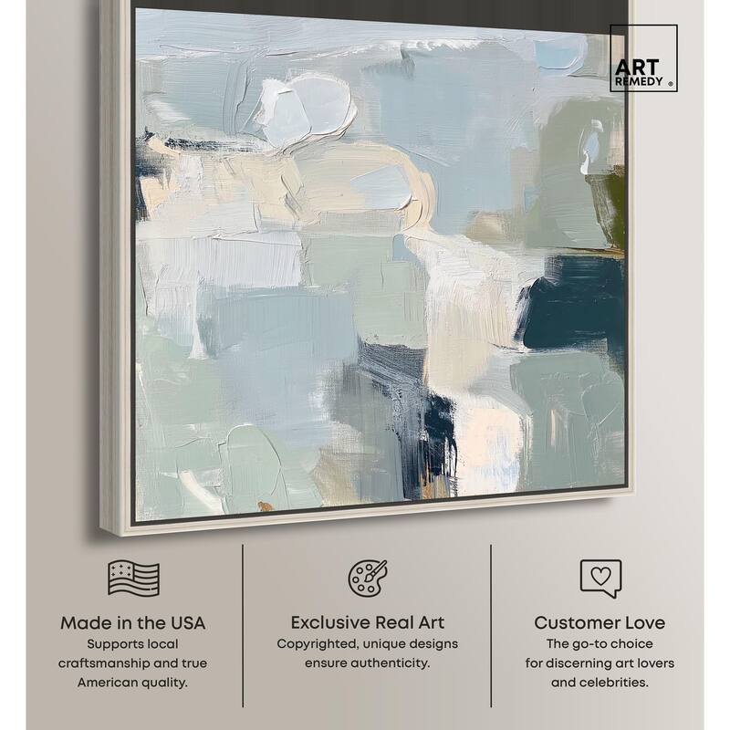 Seafoam and Sand II Canvas by Art Remedy