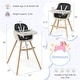 preview thumbnail 41 of 46, Costway 3 in 1 Convertible Wooden High Chair Toddler Feeding Chair - See Details