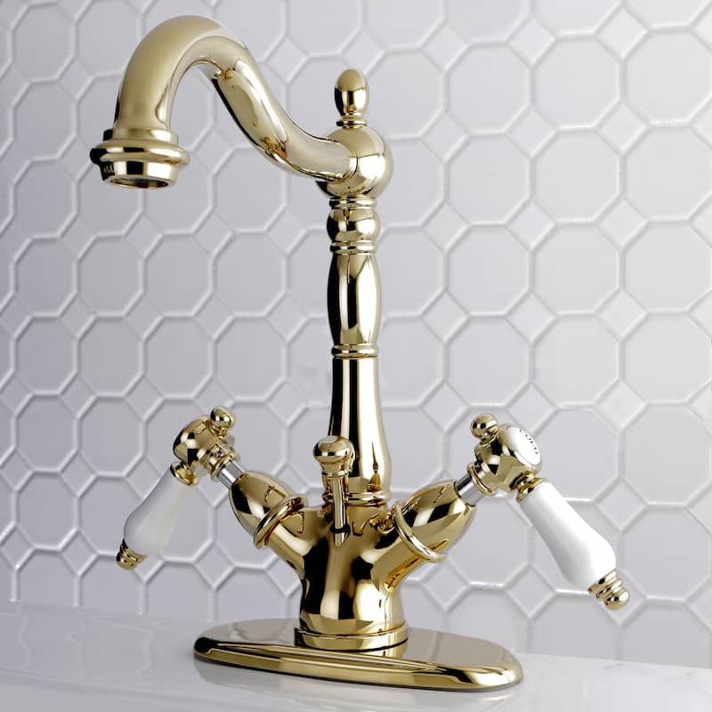 Kingston Brass Bel Air Centerset Bathroom Faucet - Includes Metal