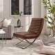 preview thumbnail 15 of 36, Art Leon Retro Armless PU Leather Chair