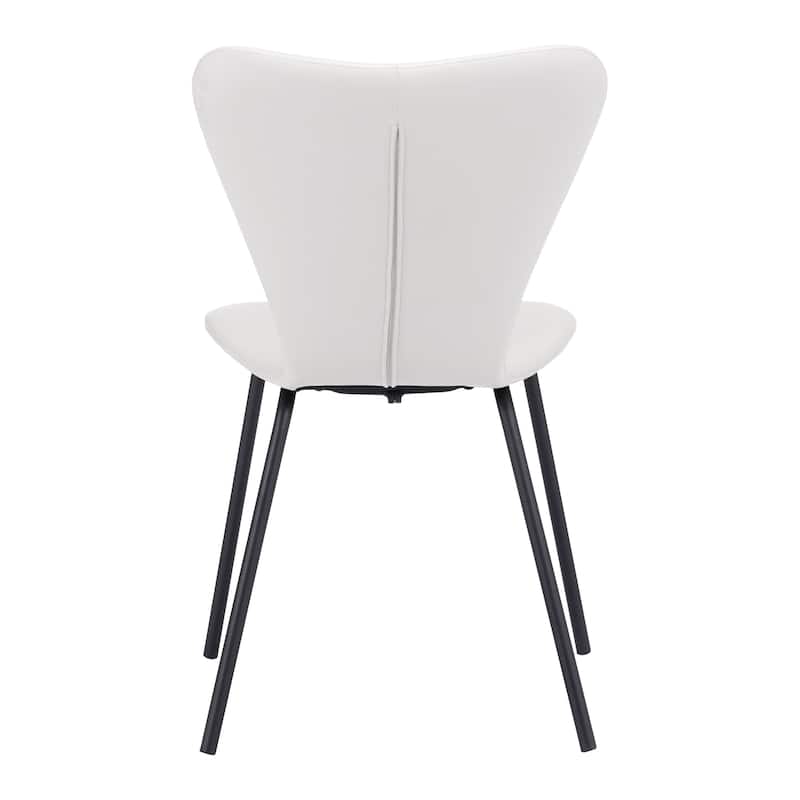 Dining Chair with Steel Frame(Set of 2) - Product (in) : 20.1" W x 20.1" D x 32.7" H