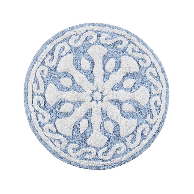 Madison Park Marrakesh Medallion Cotton Tufted Bath Rug