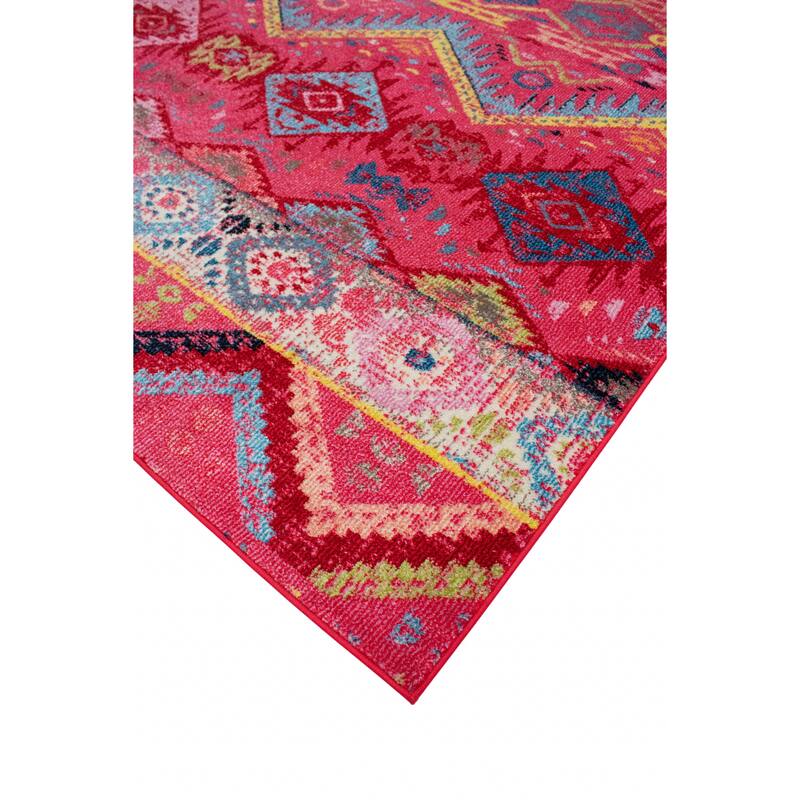 Noori Rug Sapphire Gearldine Distressed Boho Pattern Area Rug