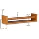 preview thumbnail 15 of 23, Wallniture Utah Wood Wall Shelves for Book and Toy Storage (Set of 4)