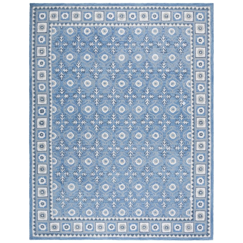 SAFAVIEH Handmade Ebony Myrtle Modern Wool Rug