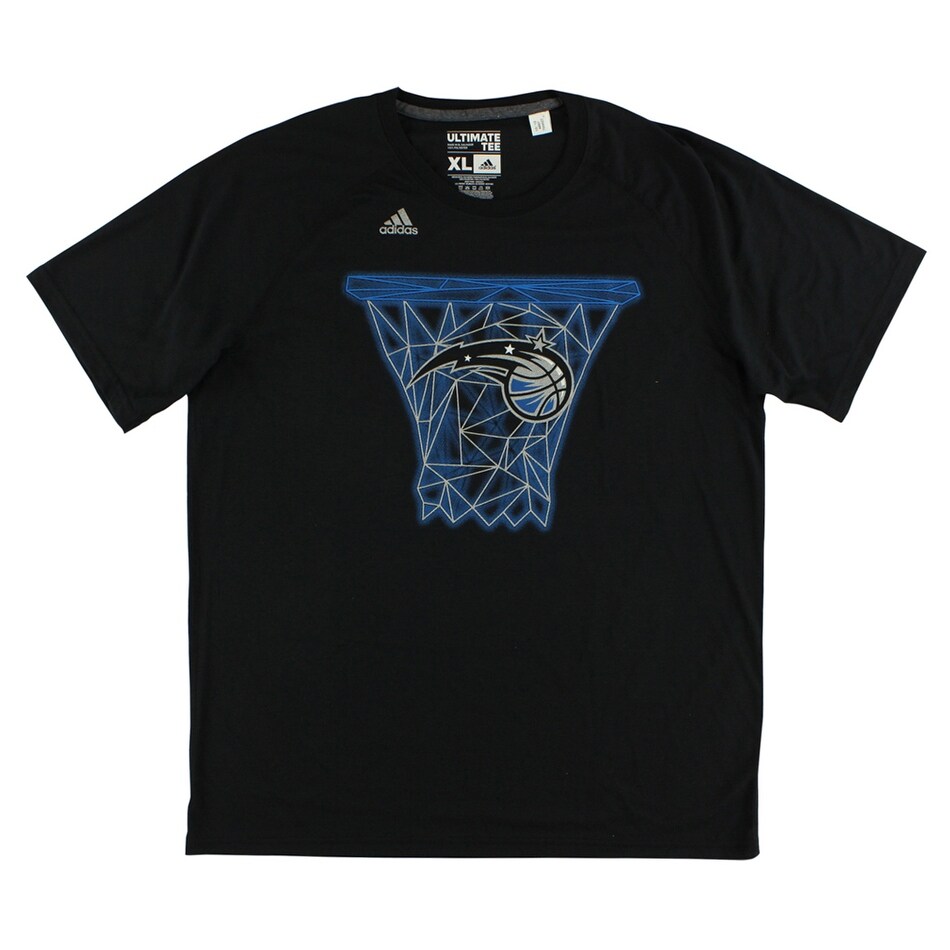 Shop Adidas Mens Orlando Magic Net Web T Shirt Black Black Blue