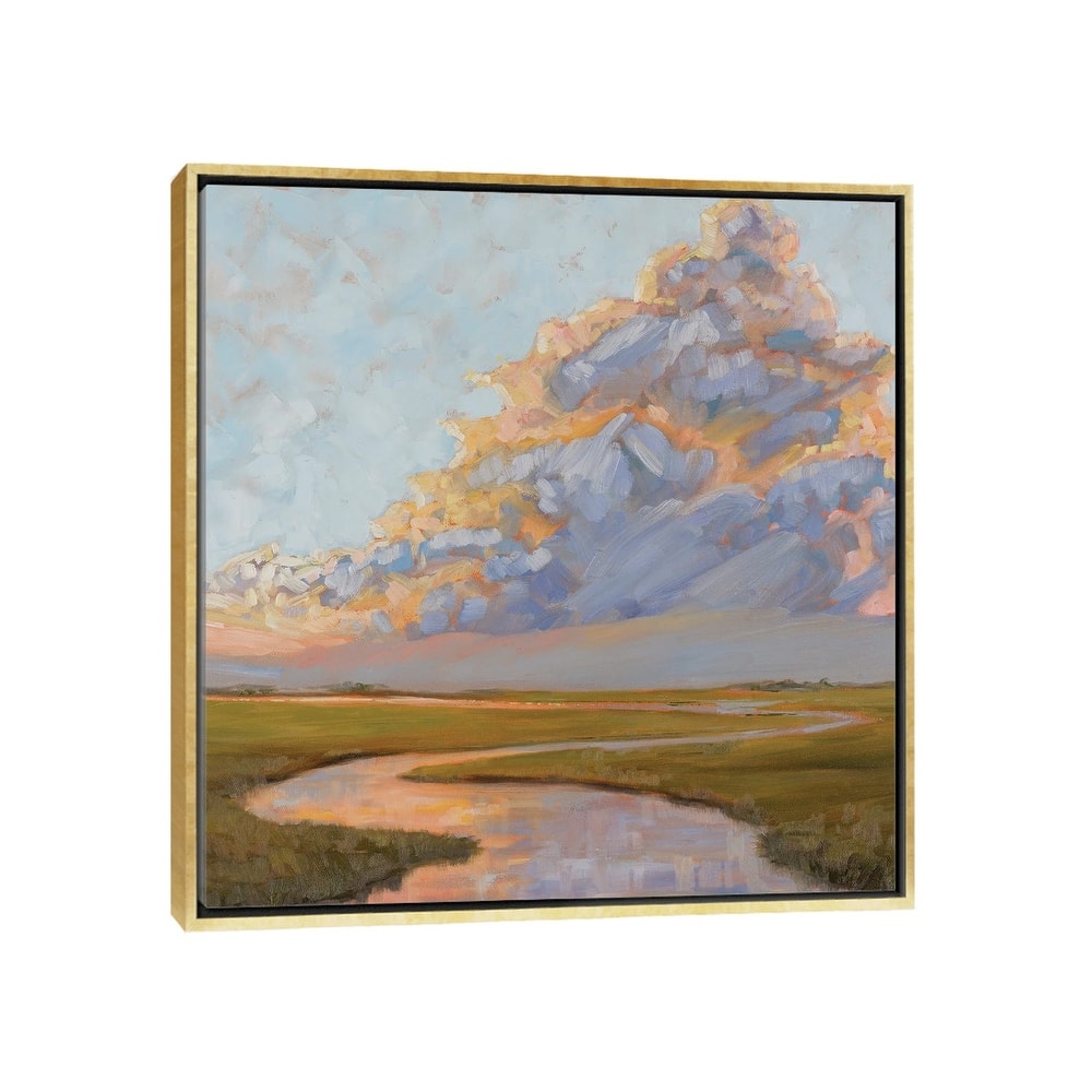 iCanvas "Thunderclouds Over The Marsh" by April Moffatt Framed Canvas Print