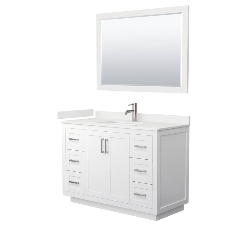 Wyndham Collection WCF292948S-QTZ-UNSM46 Miranda 48" Free Standing
