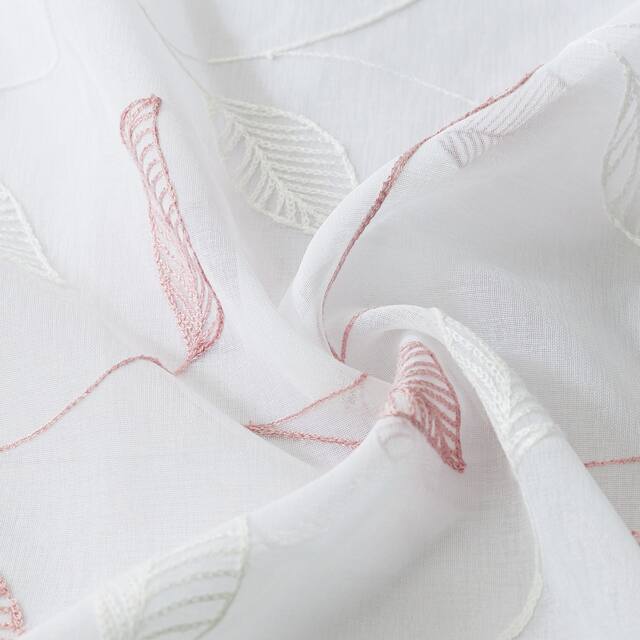 Lyndale Clarita Embroidered Sheer Curtain