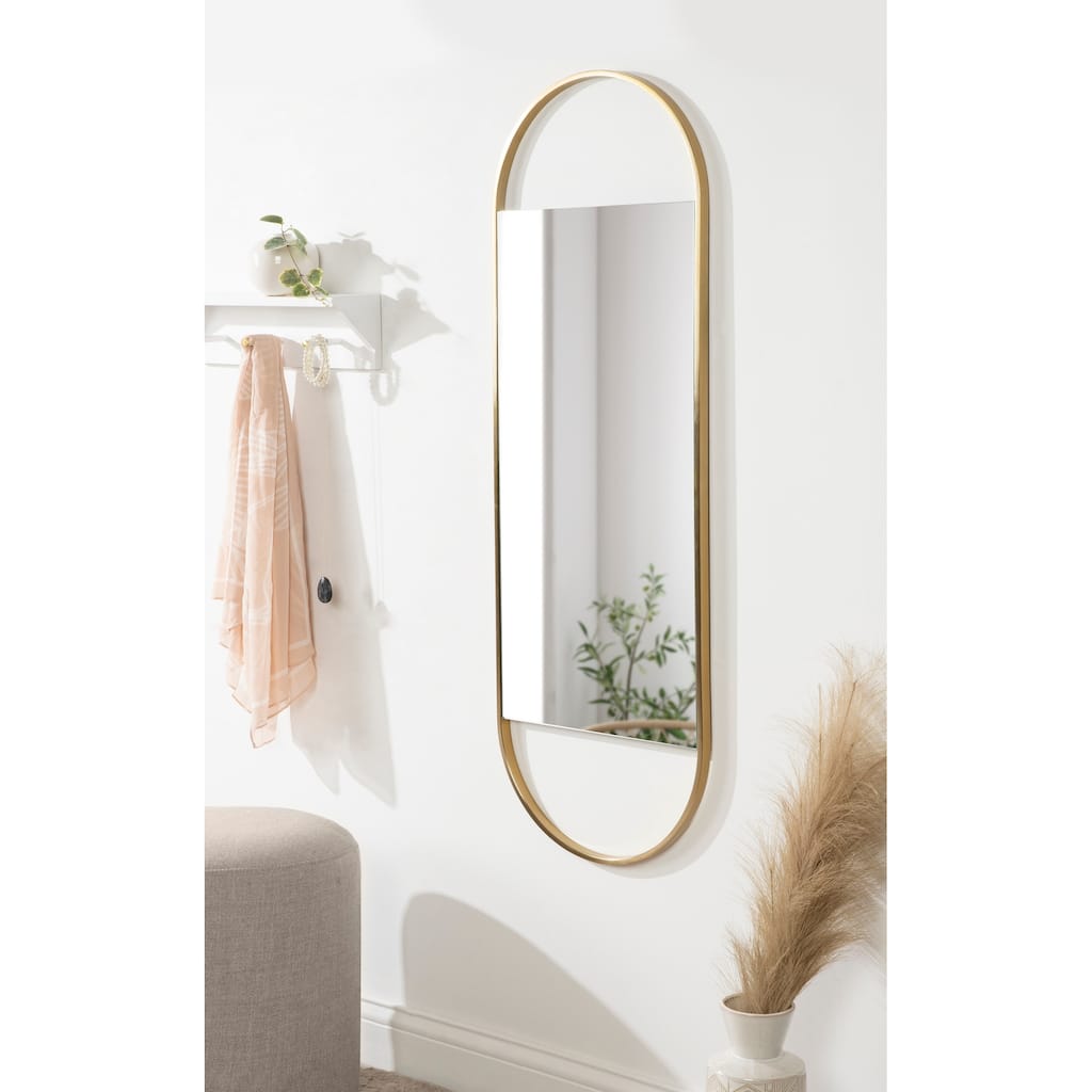 Kate and Laurel Nobles Framed Capsule Mirror - 16x48