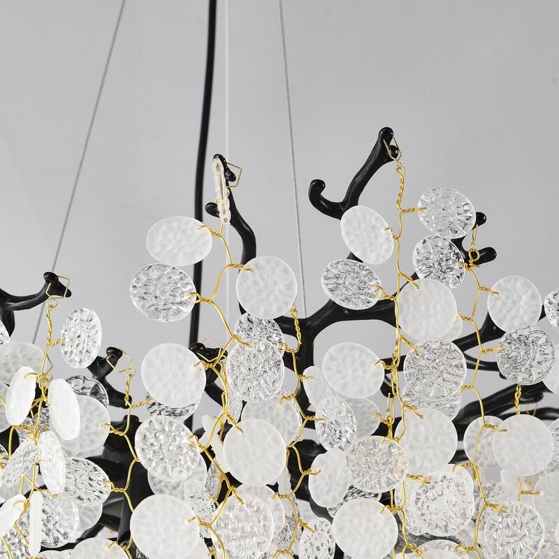Modern Crystal Chandelier, Tree Branch Chandeliers Adjustable Height