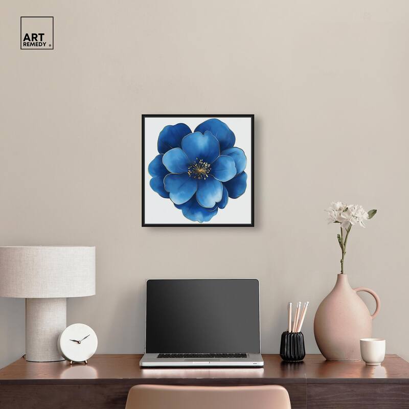 Blue Brilliance I Canvas by Art Remedy