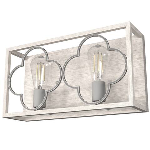 Hunter Gablecrest 2-Light Bathroom Vanity Wall Light fixture