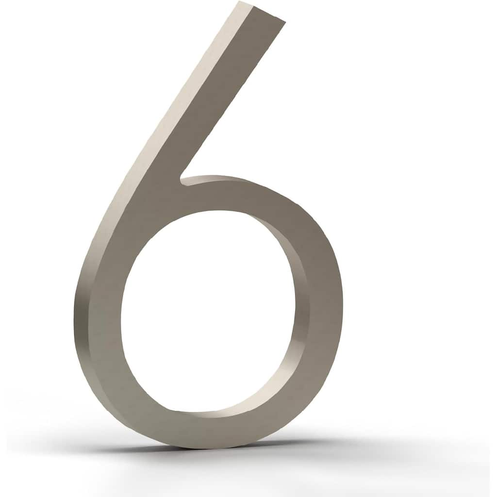 Mega Handles Modern Metal House Numbers | Heavy Duty Outdoor Address Digits | Easy to Install, Floating or Flush Mount Design