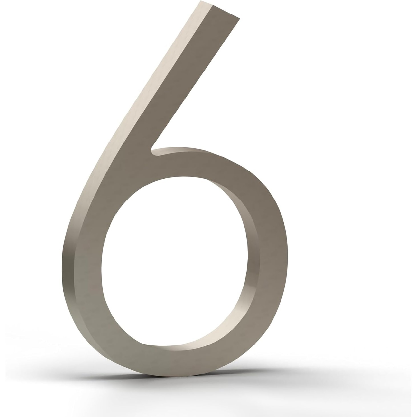 Mega Handles Modern Metal House Numbers | Heavy Duty Outdoor Address Digits | Easy to Install, Floating or Flush Mount Design