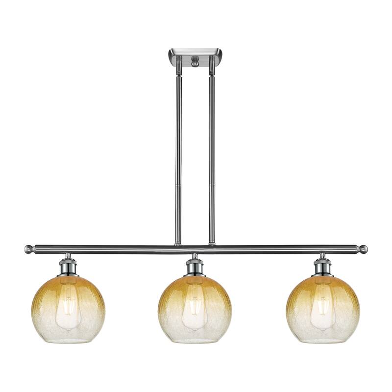Innovations Lighting Endless Possibilities Ballston - Brookhaven Globe - 3 Light 36" Stem Hung Island Light