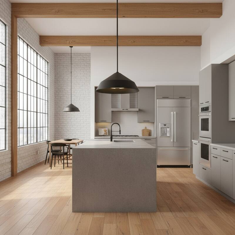 14 inch LED Ceiling Light 25W 1500 Lumens Dimmable 5 Color Temperatures Etched Glass - Black