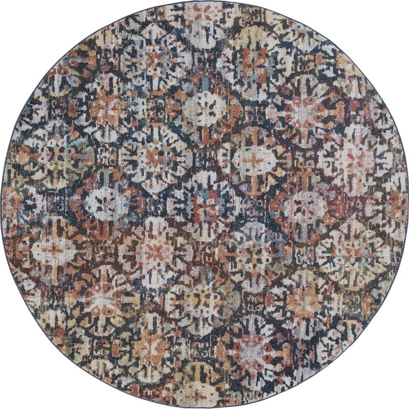 Rayna Farmhouse Diamond Indoor Area Rug
