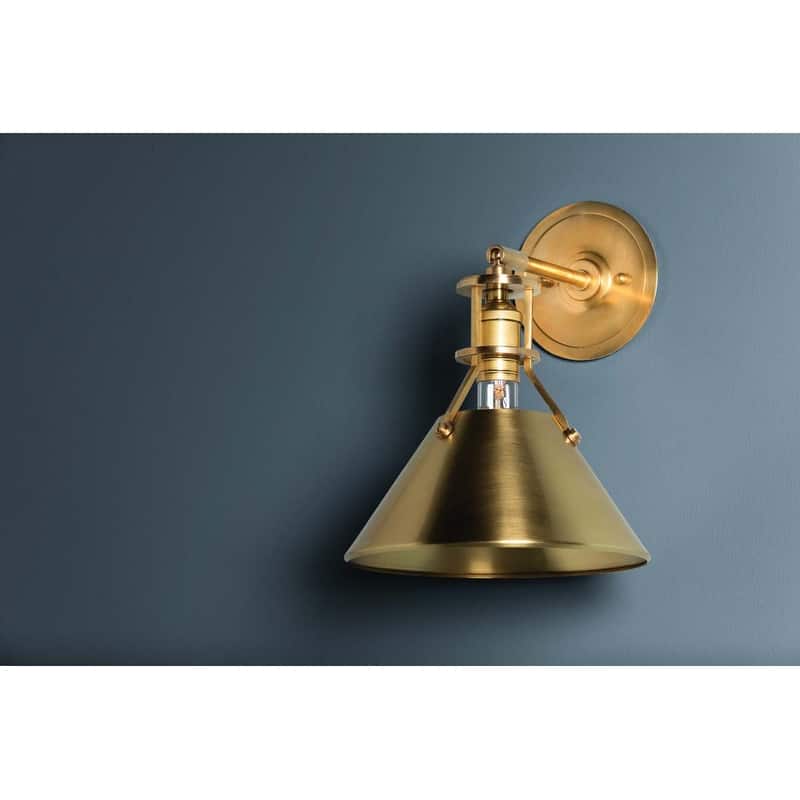 Hudson Valley Lighting METAL NO. 2 Single Light 11" Tall Wall Sconce