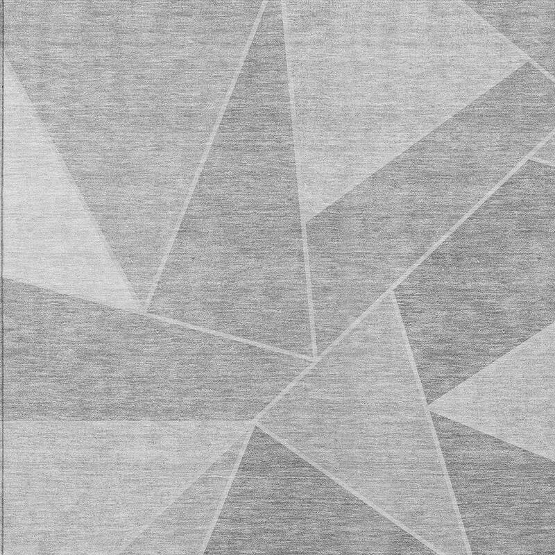 HomeRoots Geometric Transitional Rectangle Outdoor Rug