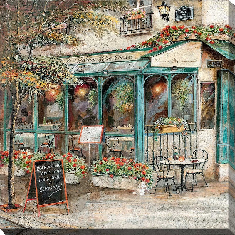 "Rue du Jardin" by Ruane Manning I Print on Canvas