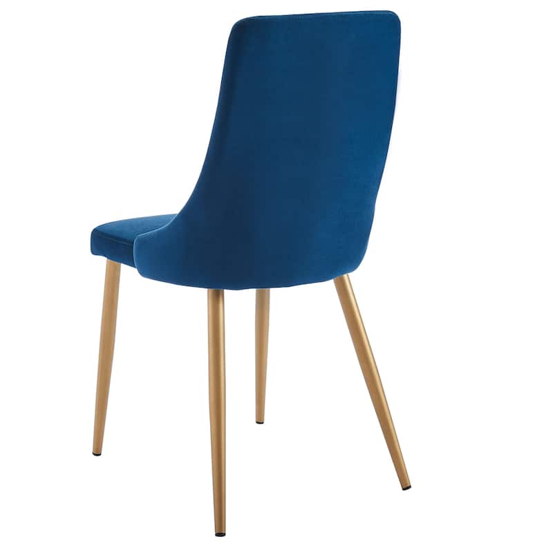 Carmilla Side Velvet Upholstered Chair (Set of 2)