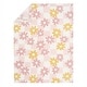 preview thumbnail 5 of 5, Lambs & Ivy Daisy Dreams Soft & Cozy Luxury Fleece Checkered Baby Blanket