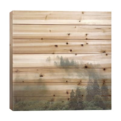 Elevation No. 2, Smoky Mountains Print On Wood by Nicholas Bell Photography - Multi-Color