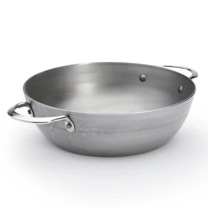 Mineral B 9.5-Inch Carbon Steel Country Fry Pan with Two Handles