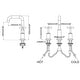 preview thumbnail 26 of 33, Widespread Bathroom Sink Faucet Double Handle Bathroom Sink Faucet