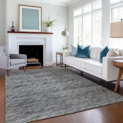 Premium Washable Super Soft Solid Ombre Mayfield Rug