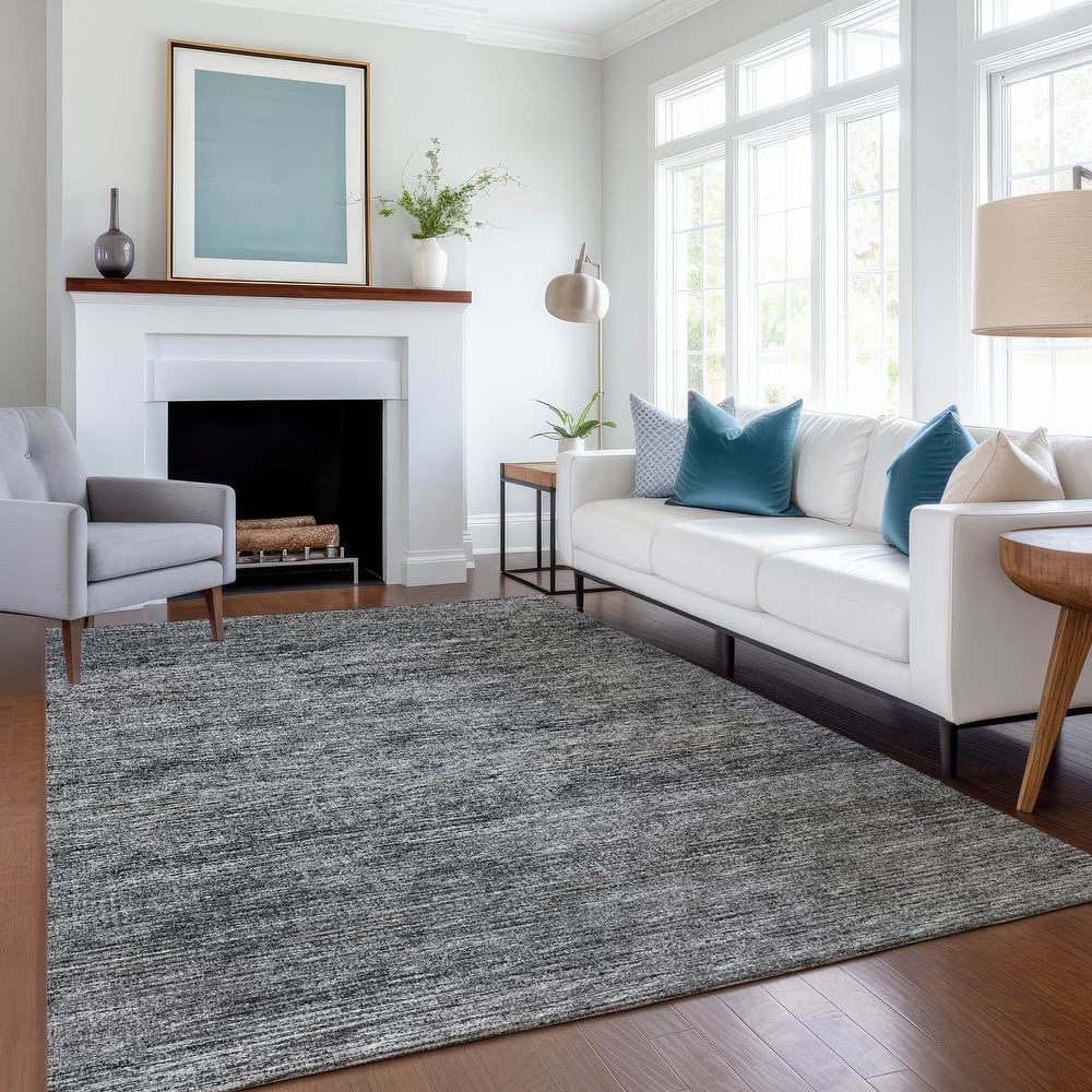 Premium Washable Super Soft Solid Ombre Mayfield Rug