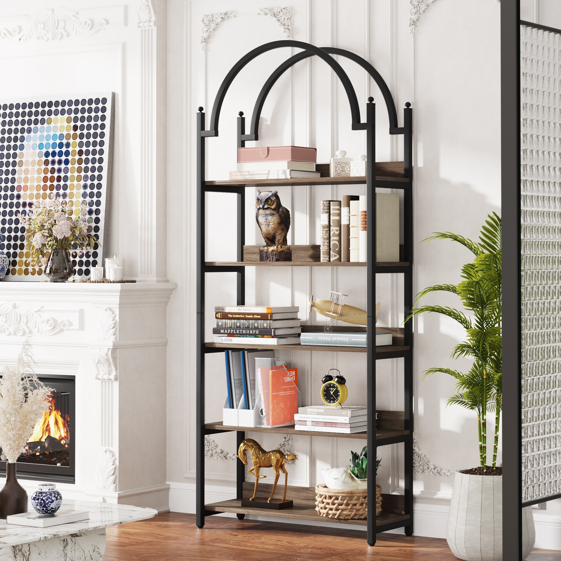 Metal bookshelves for outlet sale