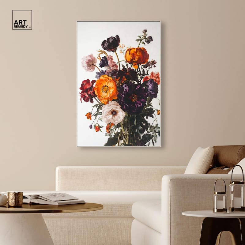 Regal Rose Riot I Canvas by Art Remedy