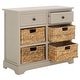 preview thumbnail 15 of 73, SAFAVIEH Cape Cod 6-Drawer Storage Unit - 30" W x 13" D x 28" H