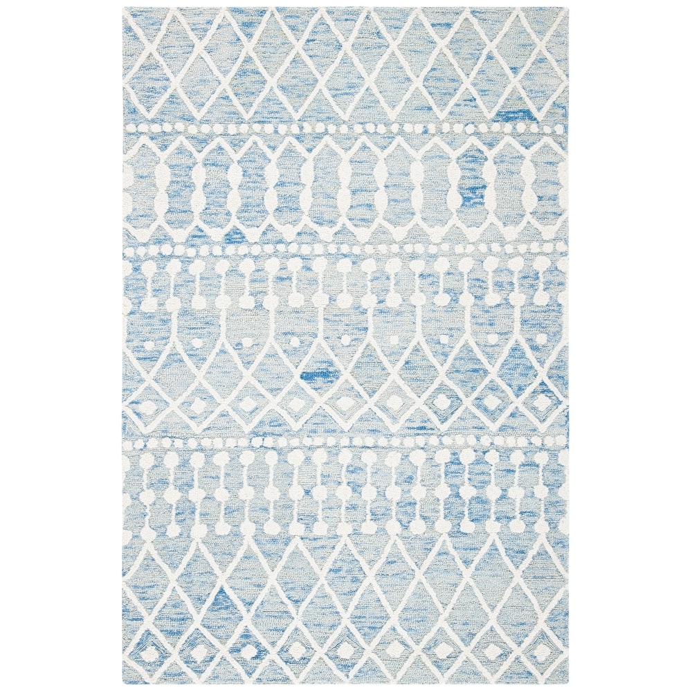 SAFAVIEH Handmade Blossom Orit Moroccan Wool Rug