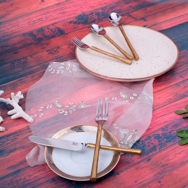 Camellia Copper Antique 20 Pc. Flatware Set (Serves 4). Opens flyout.
