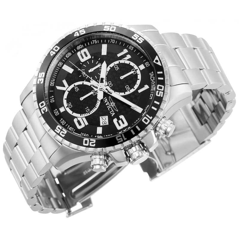 Invicta Men's 37146 Specialty Quartz Chronograph Black Dial Watch