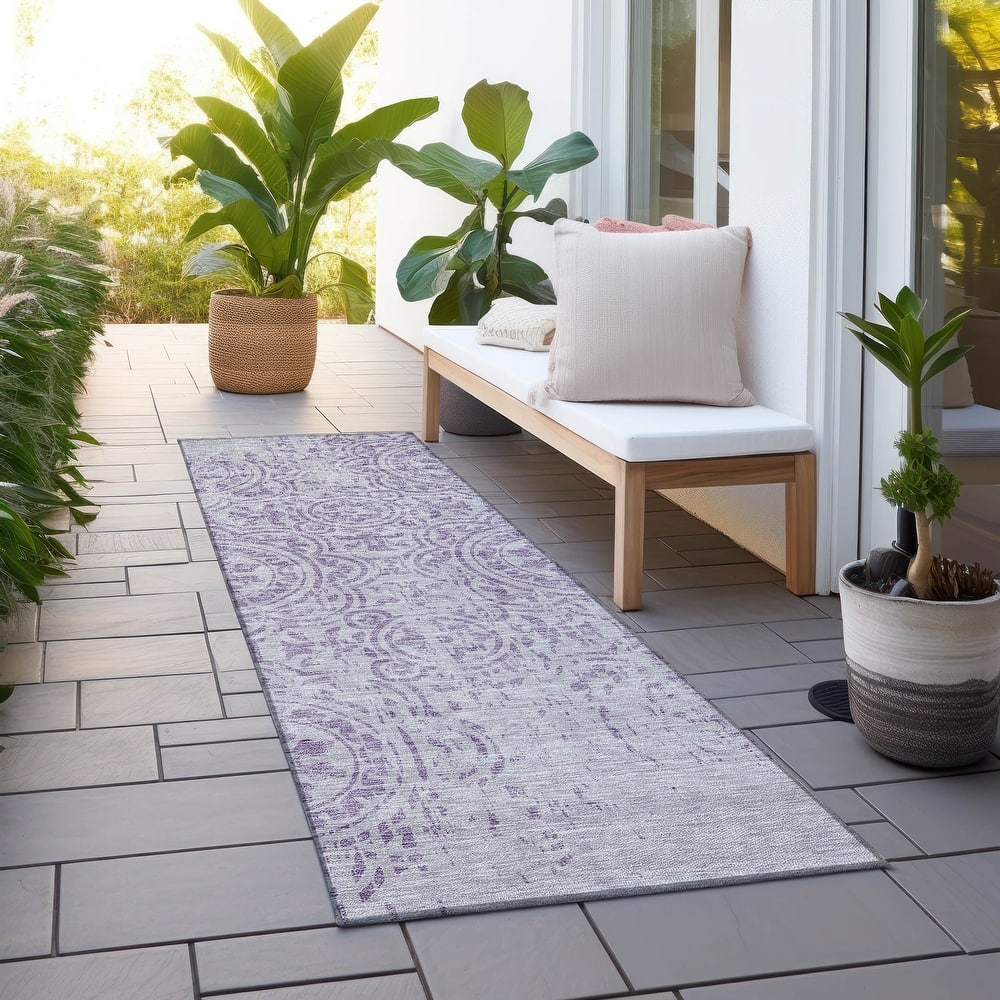 Machine Washable Indoor/ Outdoor Chantille Vintage Suzani Rug