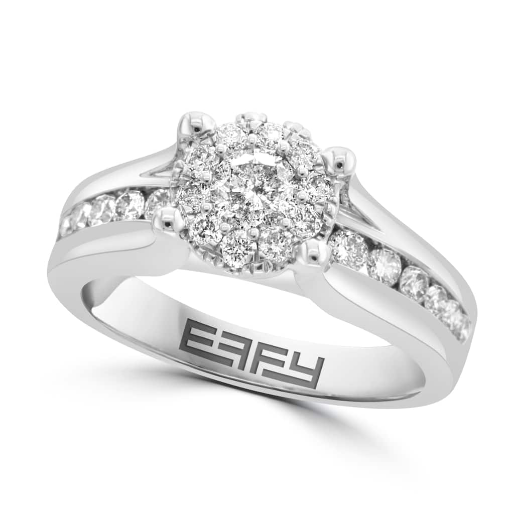 Effy Women's 14K White Gold Diamond Ring
