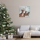 preview thumbnail 8 of 8, Stupell Winter Reindeer Holiday Landscape Canvas Wall Art by Ruane Manning