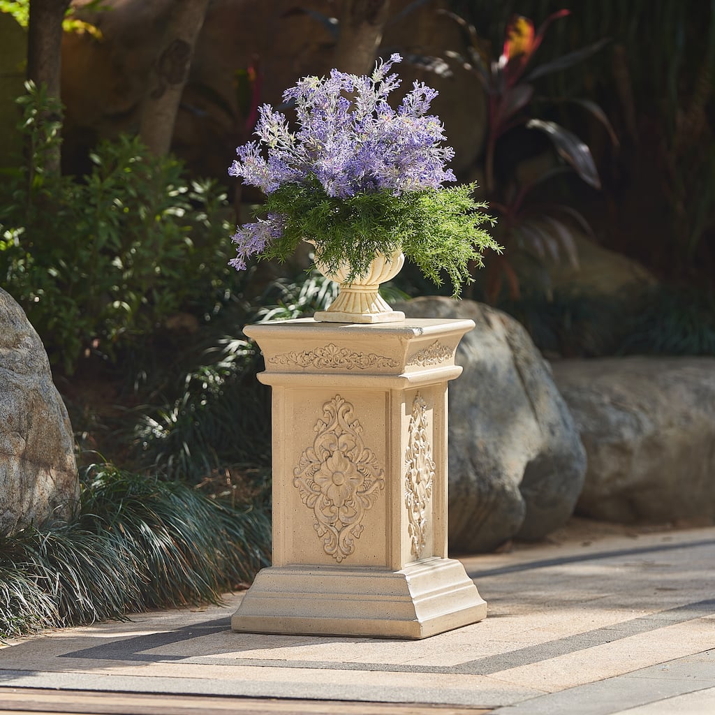 Christopher Knight Home - Terra Modern Pedestal Column Plant Stand for Indoor & Outdoor Use