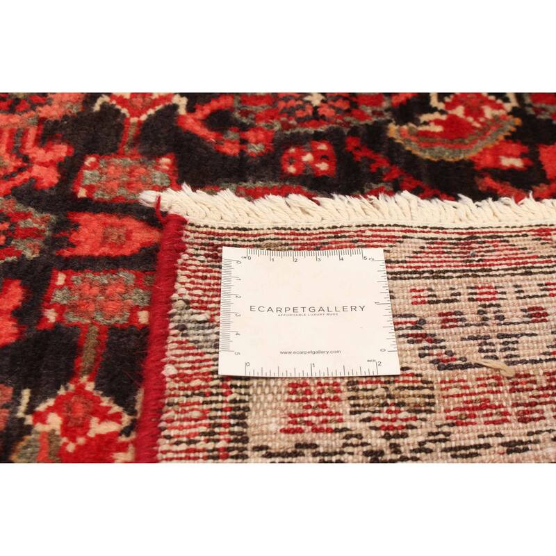 ECARPETGALLERY Hand-knotted Andelz Black Wool Rug - 3'5 x 9'9