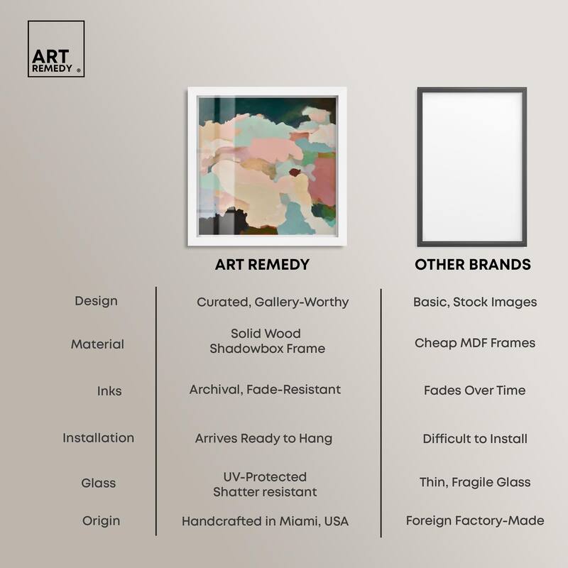 Brushed Beauty I Shadowbox by Art Remedy