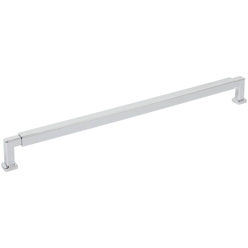 Jeffrey Alexander 229-305 Nash 12" Center to Center Bar Cabinet Pull - Polished Chrome