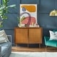 preview thumbnail 1 of 7, angelo:HOME Allen Rattan Buffet - 47.7 x 15.7 x 36 Walnut
