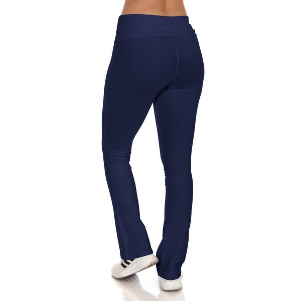 cotton fold over yoga pants