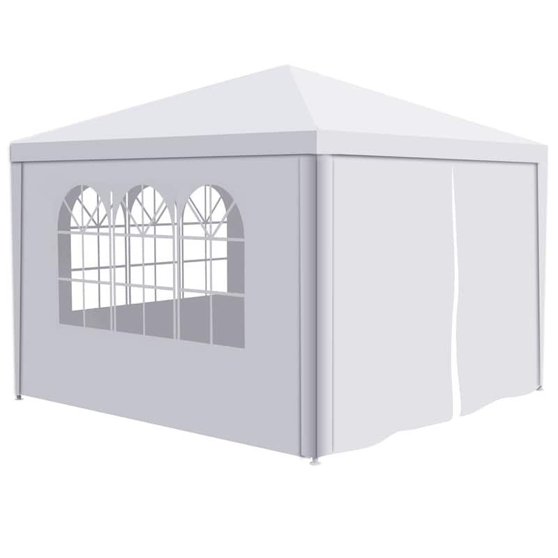 10'x10' Party Tent Outdoor Heavy Duty Gazebo Wedding Canopy