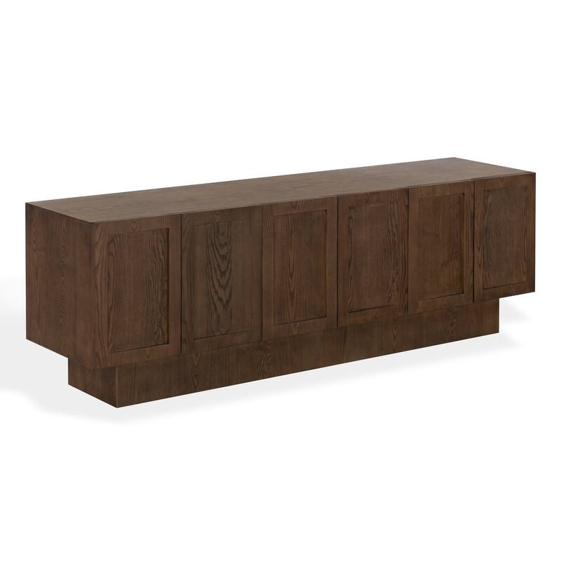 SAFAVIEH Couture Bethandria 6-Door Wood Sideboard - 84"W x 20"D x 28"H