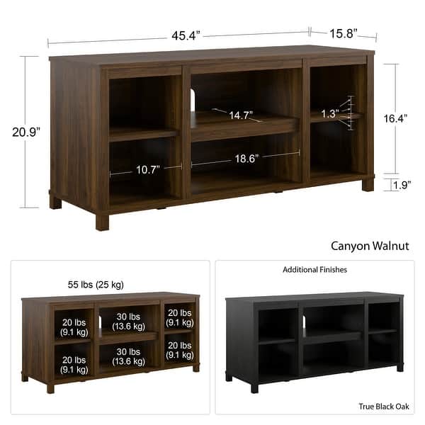 Parsons TV Stand for TVs up to 50" - 50 inches